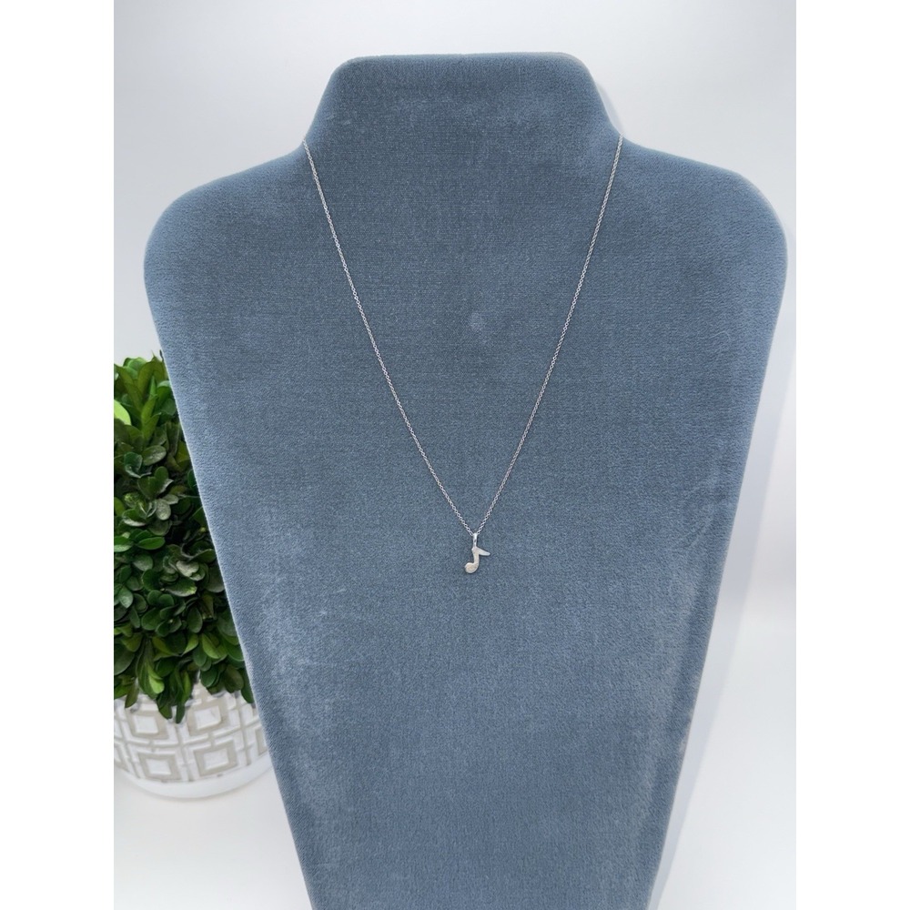 Brighton BU Sterling Silver 925 Musical Note Necklace‎ – Music Lover Gift